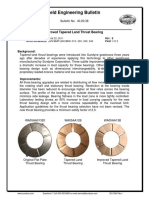 Improved Tapered Land Thrust Bearing 40-20-38 Field Engineering Bulletin