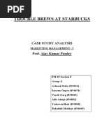 Marketing Starbucks Case Study