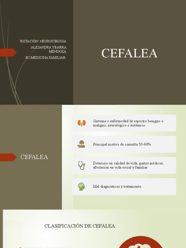 Guía Completa sobre Cefaleas y Tratamientos | PDF | Migraña | Dolor de ...