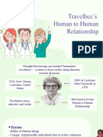 Travelbee's Human to Human Relationship Model