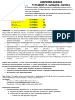 Python Data Handling Notes 4