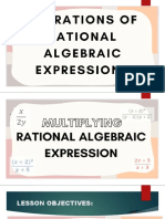 Lesson 3a-Multiplying Rational Algebraic Expressions