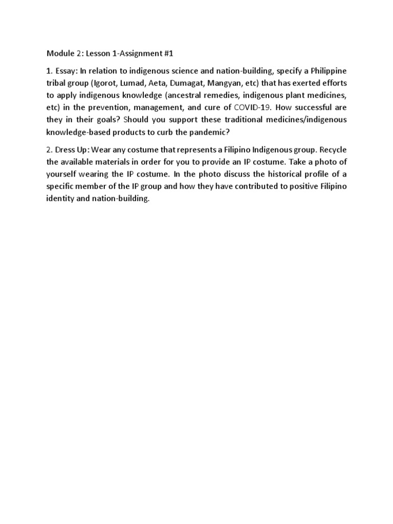 M2 L1 As 1 | PDF
