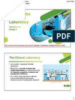 Module 5 Nature of The Clinical Laboratory
