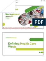 Module 7 Health Care Waste Management