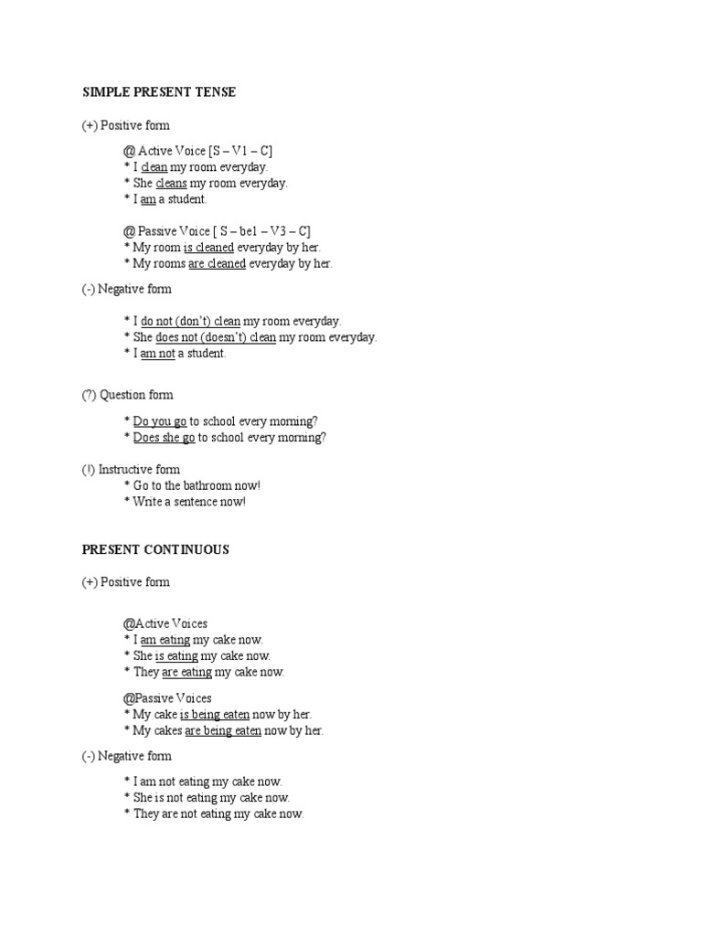 Simple Present Tense | PDF | Language Arts & Discipline