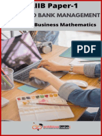 CAIIB Paper 1 Moudle B Business Mathmatics PDF 2021