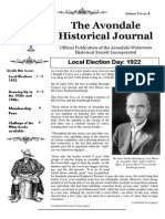 The Avondale Historical Historical Journal Vol 1 Issue 8