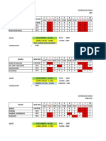 Schedule Oktoberastrido 12 Cabang