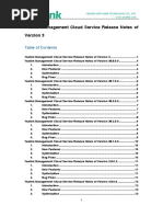 Yealink Management Cloud Service Release Notes of Version 3