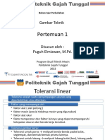 Pertemuan 1 Toleransi Linear