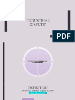 Industrial Dispute