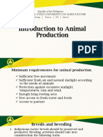 Introduction To Animal Production