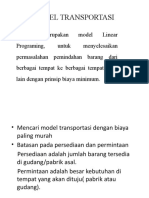 Model Transportasi 2017