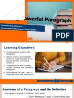 Forming Powerful Paragraph