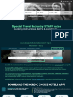 Special Travel Industry Rate Terms and Conditions