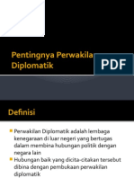 Pentingnya Perwakilan Diplomatik