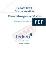 Fedora Draft Documentation 0.1 Power Management Guide en US