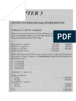 CHAPTER  3  NOTES TO FINANCIAL STATEMENTS