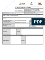 Checklists 02065 - 1 - Mechanical-Work Inspection Request (WIR)