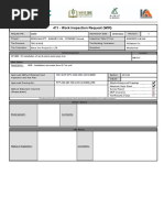 Checklists 02065 - 1 - Mechanical-Work Inspection Request (WIR)