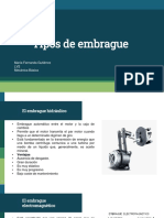 Tipos de Embrague