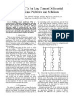 Paralleling CTsfor Line Current Differential Applications Problemsand Solutions