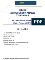 Cours D'analyse Economique V3