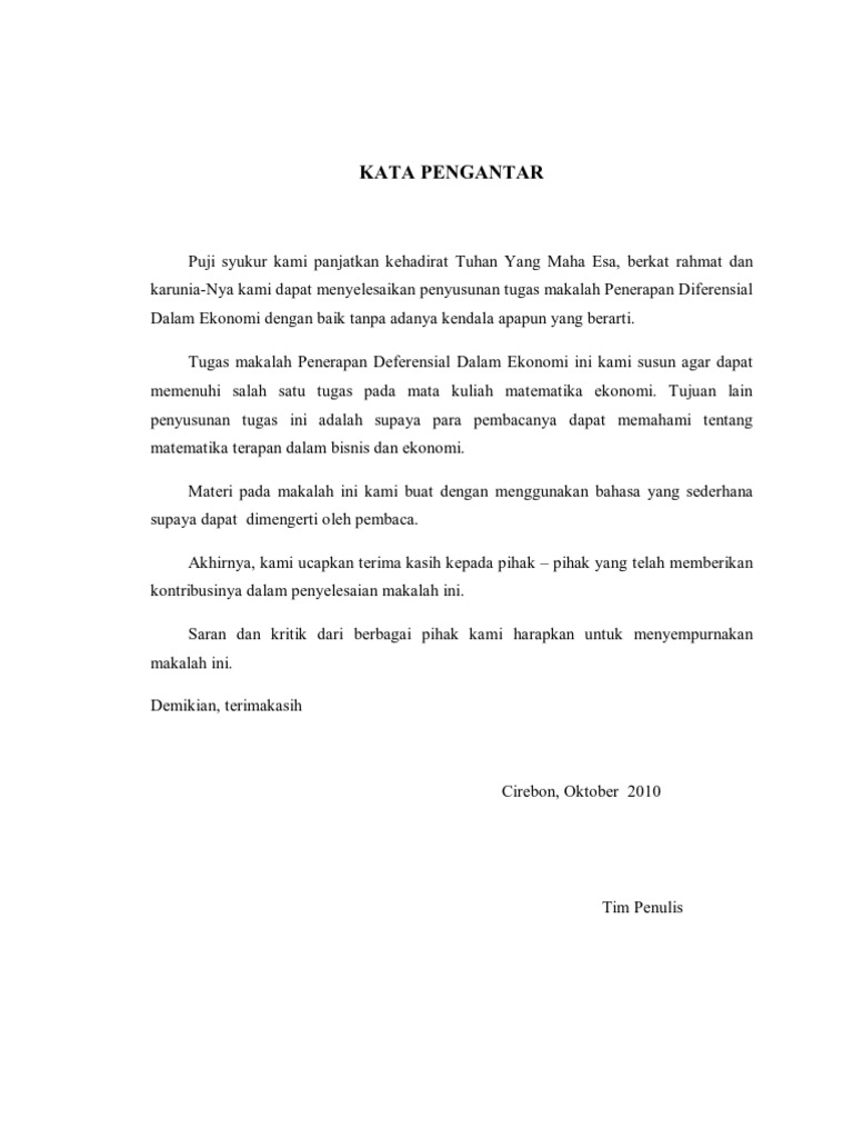 Makalah Matematika Ekonomi1