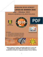 Pertandingan Reka Konsep Misi Malaysia Ke Marikh 2035: Senario, Metodologi, Syarat, HADIAH & PANDUAN (Anjuran Bersama USAS & MOSTI)