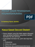 Prinsip Dasar Penanganan Kegawatdaruratan