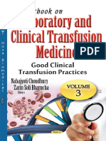 Lab and Clinical Transfusion Vol-3 Clinical Transfusion Practice
