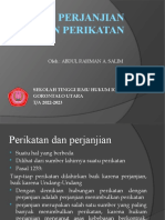 Hukum Perikatan Dan Perjanjian