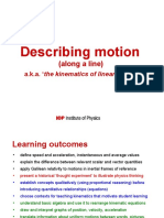 Kinematics Linear Motion