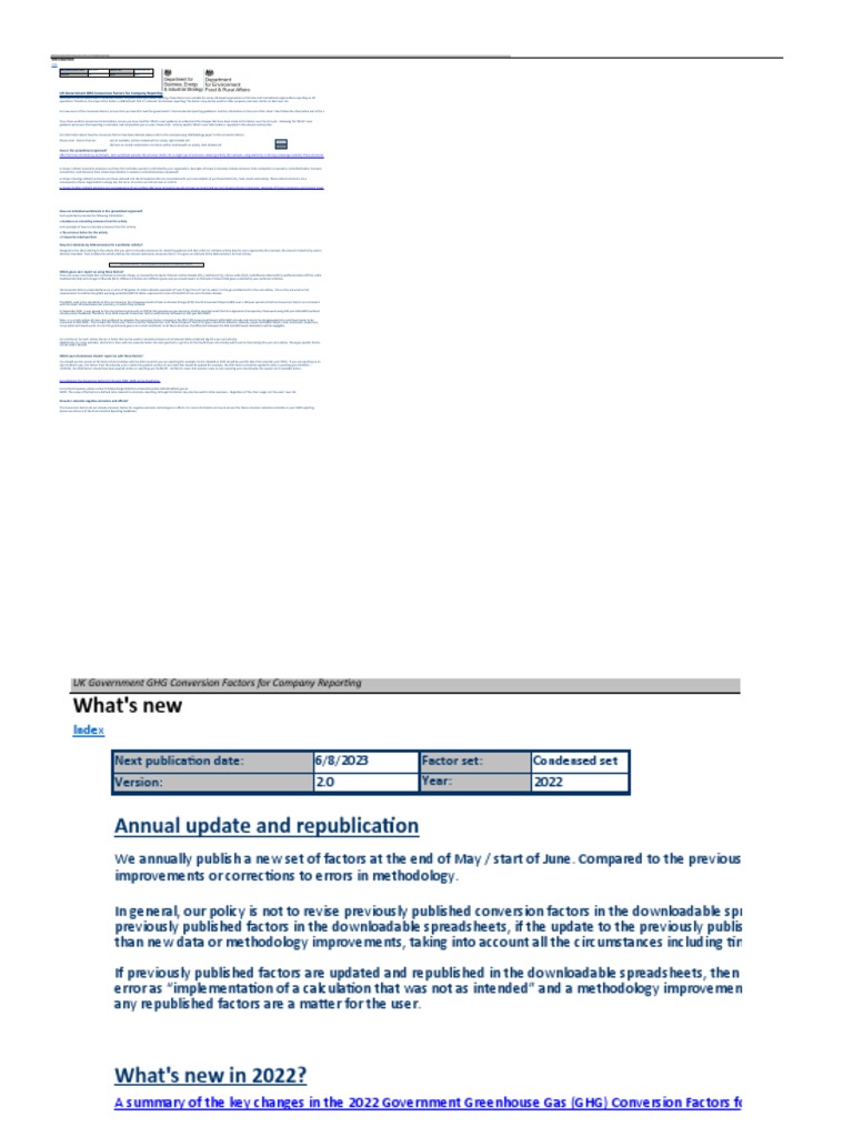 GHG Conversion Factors 2022 Condensed Set PDF