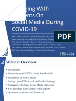 Engaging With Students On Social Media During COVID 19