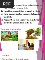 Ano Ang Kahulugan NG Pabula | PDF