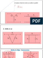 1.wye (Y) or Tee T: Situations Often Arise in Circuit Analysis When The Resistors Are Neither in Parallel Nor in Series