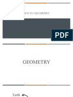 An Introduction To Geometry