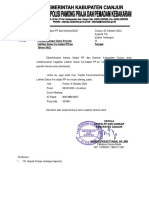 Surat Pemberitahuan Peserta Latdas Ke-Satpol PP-an Tahun 2022