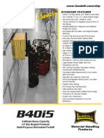 Printable Bendi B40i5 Landoll Forklift 0520
