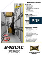 Printable Bendi B40 VAC Landoll Forklift 0520