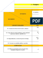 Matriz "Foda" Fortalezas Interno: 4.1. Comprensi N de La Organizaci N y Su Contexto