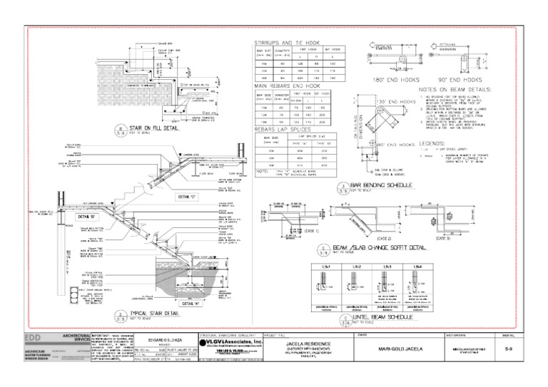 Stair Details Rebars PDF