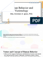 Human Behavior and Victimology: Understanding Factors That Influence Human Actions