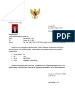Surat Lamaran Sesuai Contoh PDF