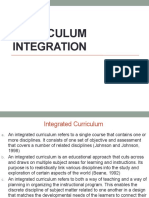 Curriculum Integration1