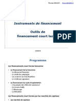 IdF 1 Financements Court Terme