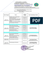 Jadwal Mid Semester Fase E