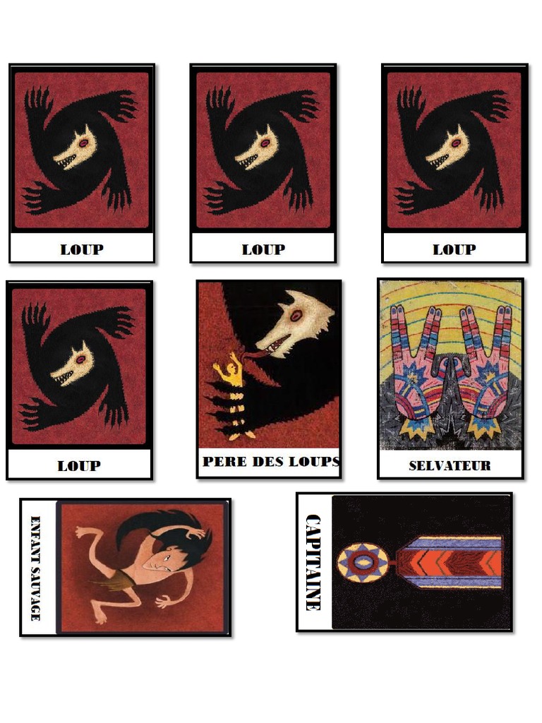 Cartes Loup Garou PDF